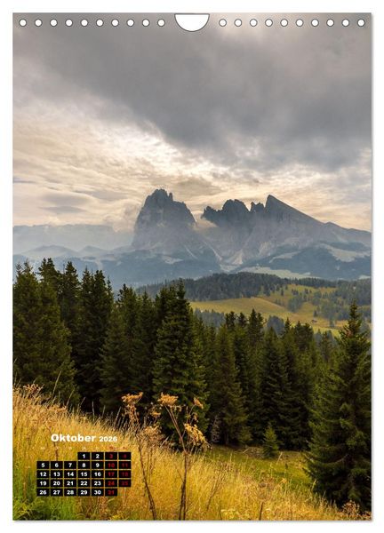 Produktbild: S&uuml;dtirol, das Wanderparadies (Wandkalender 2026 DIN A4 hoch), CALVENDO Monatskalender