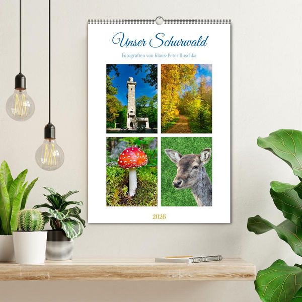 Produktbild: Unser Schurwald (Wandkalender 2026 DIN A2 hoch), CALVENDO Monatskalender