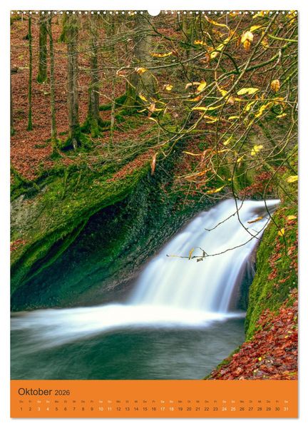 Produktbild: Wo der Wildbach rauscht im Allg&auml;u (Wandkalender 2026 DIN A2 hoch), CALVENDO Monatskalender