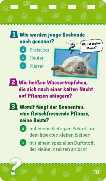 Produktbild: WAS IST WAS Quiz Natur und Tiere