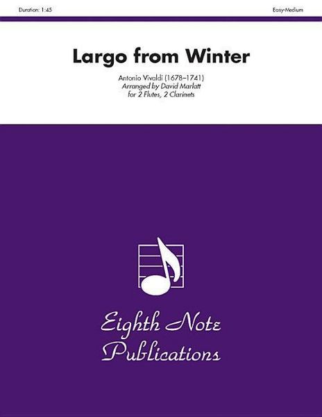 Produktbild: Vivaldi, A: Largo from Winter (from the Four Seasons)