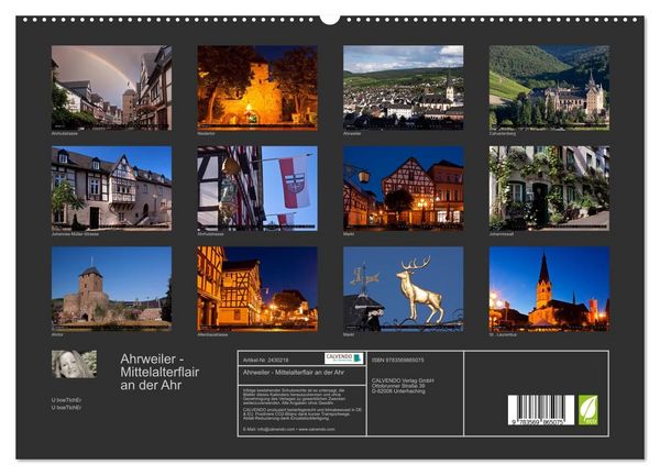 Produktbild: Ahrweiler - Mittelalterflair an der Ahr (hochwertiger Premium Wandkalender 2027 DIN A2 quer), Kunstdruck in Hochglanz