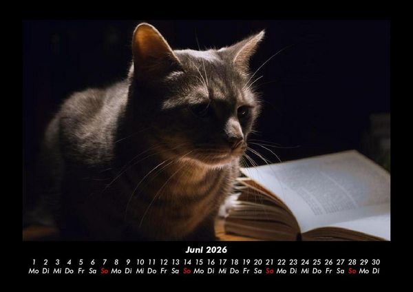 Produktbild: F&uuml;r Katzenfreunde 2026 Fotokalender DIN A3