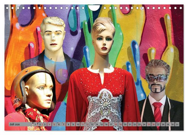 Produktbild: Schaufensterpuppen aus aller Welt (Wandkalender 2026 DIN A4 quer), CALVENDO Monatskalender