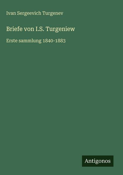 Produktbild: Briefe von I.S. Turgeniew