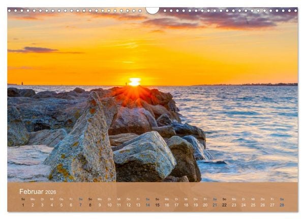 Produktbild: Die Bretagne - Sonne und das Meer (Wandkalender 2026 DIN A3 quer), CALVENDO Monatskalender