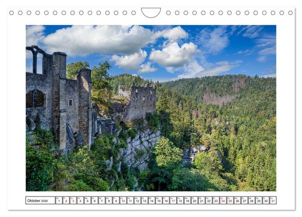 Produktbild: Von Bad Muskau zur Rakotzbr&uuml;cke ins Zittauer Gebirge (Wandkalender 2026 DIN A4 quer), CALVENDO Monatskalender