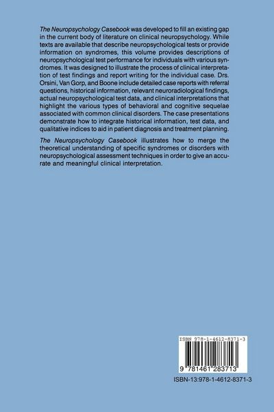 Produktbild: The Neuropsychology Casebook