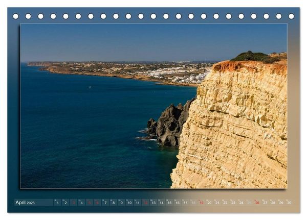 Produktbild: Algarve (Tischkalender 2026 DIN A5 quer), CALVENDO Monatskalender