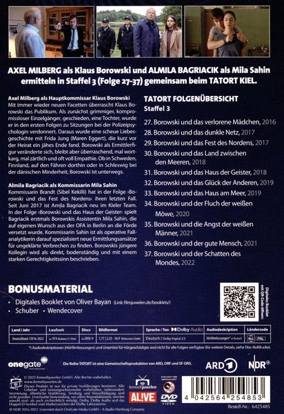Produktbild: Tatort - Team Kiel: Borowski und Sahin - Staffel 3 (Folgen 27-37) (Fernsehjuwelen) [6 DVDs]