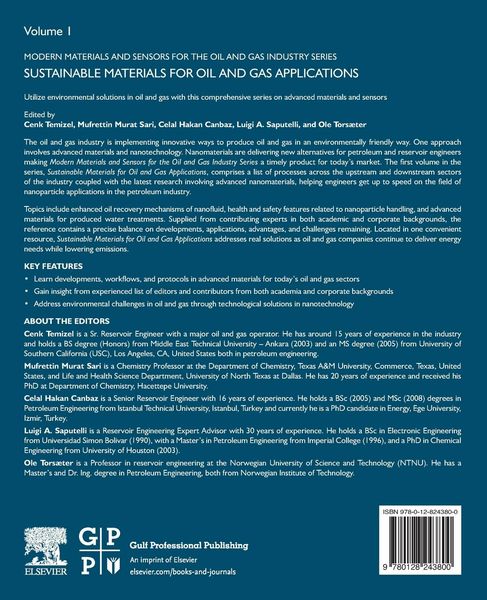 Produktbild: Sustainable Materials for Oil and Gas Applications