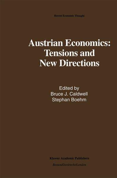 Produktbild: Austrian Economics: Tensions and New Directions