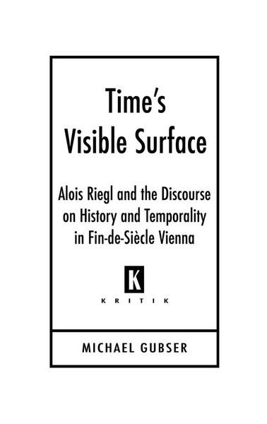 Produktbild: Time's Visible Surface