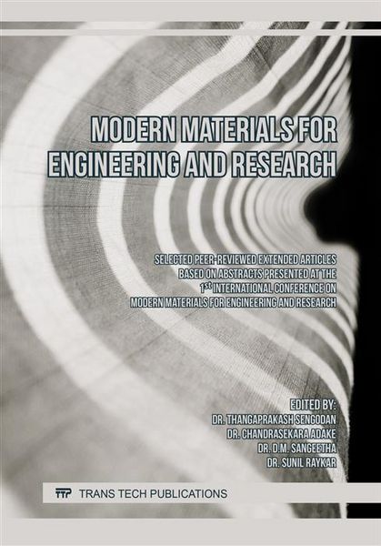 Produktbild: Modern Materials for Engineering and Research