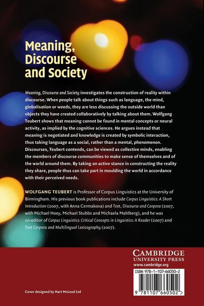 Produktbild: Meaning, Discourse and Society