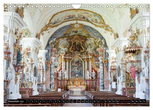 Produktbild: Gottesh&auml;user und Kathedralen (Wandkalender 2026 DIN A4 quer), CALVENDO Monatskalender