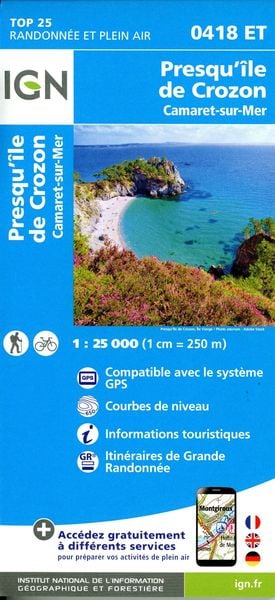 Produktbild: Camaret - Presqu' Ile de Crozon 1:25 000