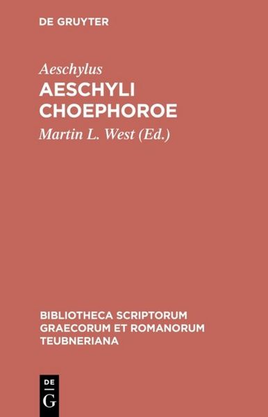 Produktbild: Aeschyli Choephoroe