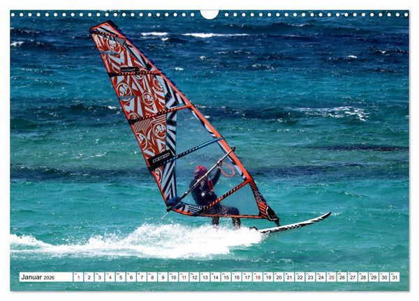 Produktbild: Spektakul&auml;res Wellen- und Windsurfen (Wandkalender 2026 DIN A3 quer), CALVENDO Monatskalender