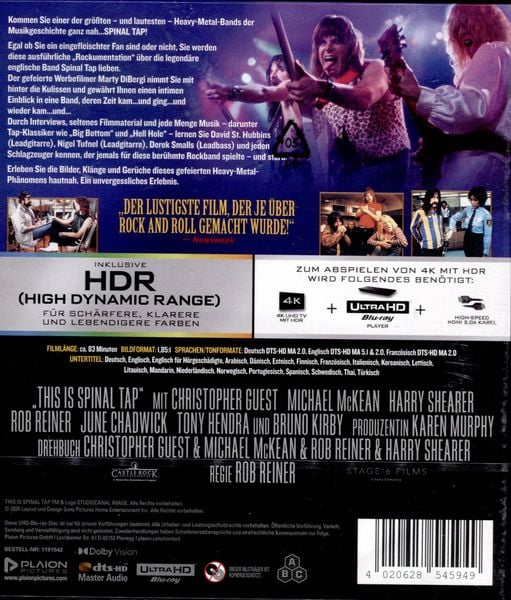 Produktbild: This is Spinal Tap (4K Ultra HD)