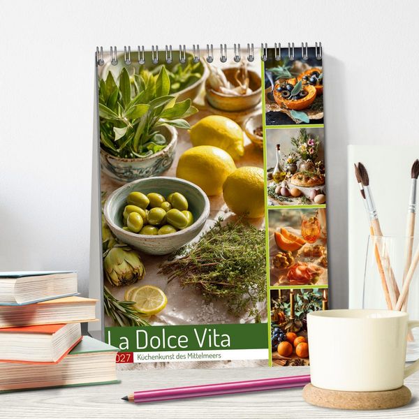 Produktbild: La Dolce Vita (Tischkalender 2027 DIN A5 hoch), CALVENDO Monatskalender