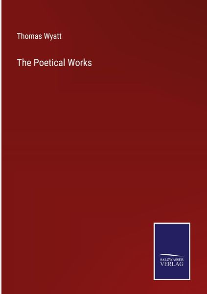 Produktbild: The Poetical Works
