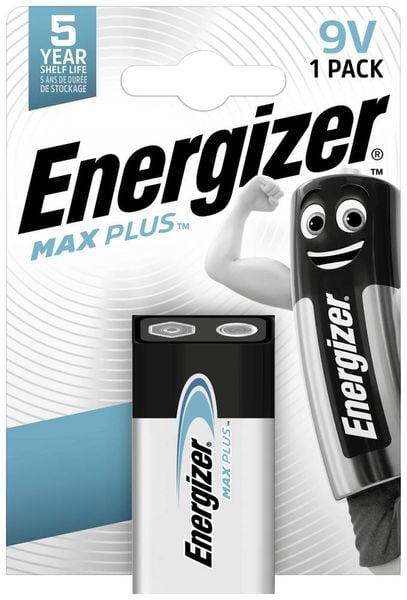 Energizer Max Plus 9 V Block-Batterie Alkali-Mangan 9 V 1 St.