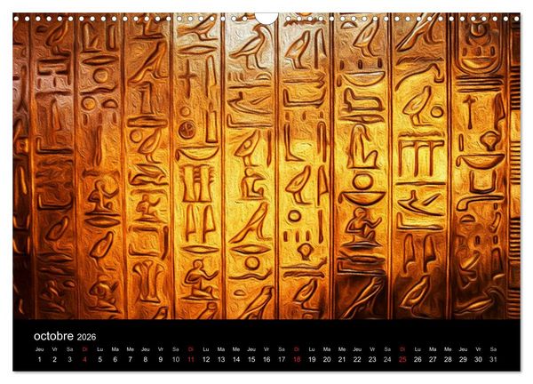 Produktbild: L'&Eacute;GYPTE EN COULEURS (Calendrier mural 2026 DIN A3 vertical), CALVENDO calendrier mensuel