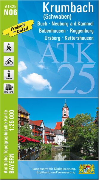 Produktbild: ATK25-N06 Krumbach (Schwaben) (Amtliche Topographische Karte 1:25000)