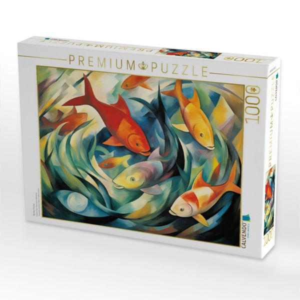 Produktbild: CALVENDO Puzzle Bunte Fische | 1000 Teile Lege-Gr&ouml;&szlig;e 64x48cm Foto-Puzzle f&uuml;r gl&uuml;ckliche Stunden