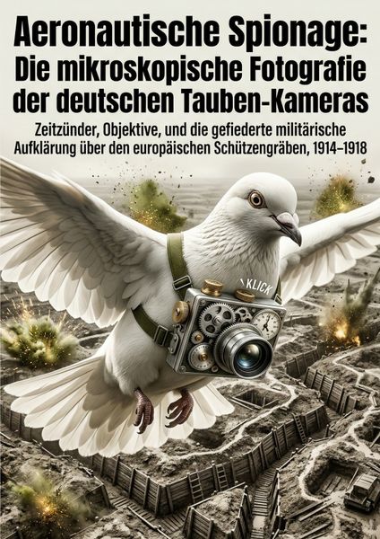 Produktbild: Aeronautische Spionage: Die mikroskopische Fotografie der deutschen Tauben-Kameras