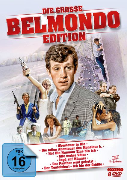 Produktbild: Die gro&szlig;e Belmondo-Edition [8 DVDs]