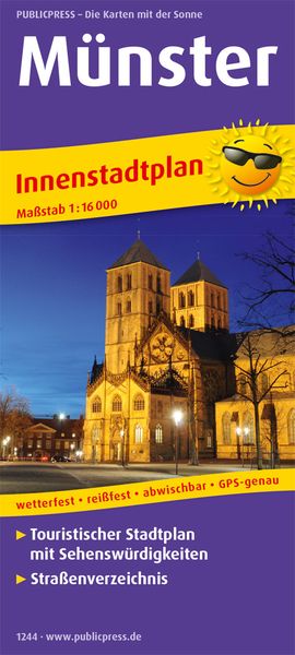 Münster Innenstadtplan 1:16 000
