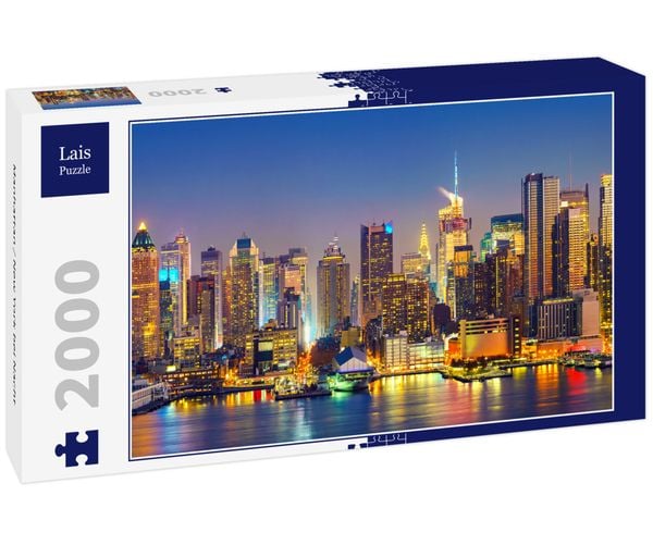 Produktbild: Lais Puzzle Manhattan / New York bei Nacht 2000 Teile