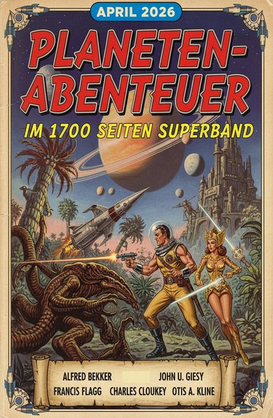 Produktbild: Planetenabenteuer im 1700 Seiten Superband April 2026