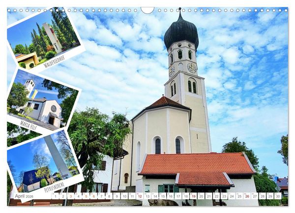 Produktbild: Mein Geretsried - Isarstadt im oberbayerischen Landkreis Bad T&ouml;lz-Wolfratshausen (Wandkalender 2026 DIN A3 quer), CALVENDO Monatskalender
