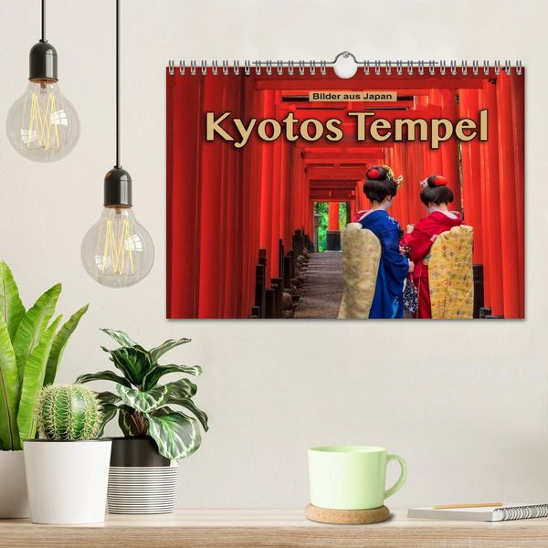Produktbild: Kyotos Tempel - Bilder aus Japan (Wandkalender 2026 DIN A4 quer), CALVENDO Monatskalender