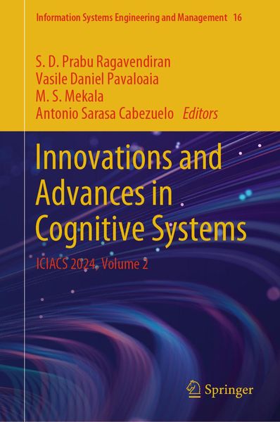 Produktbild: Innovations and Advances in Cognitive Systems