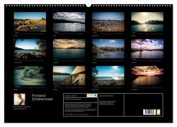 Produktbild: Finnland Sch&auml;renmeer (Wandkalender 2026 DIN A2 quer), CALVENDO Monatskalender