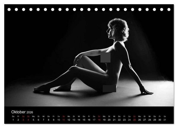 Produktbild: Kunstakt (Tischkalender 2026 DIN A5 quer), CALVENDO Monatskalender
