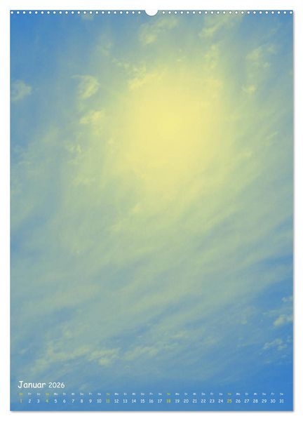 Produktbild: Aquarelle am Himmel (Wandkalender 2026 DIN A2 hoch), CALVENDO Monatskalender