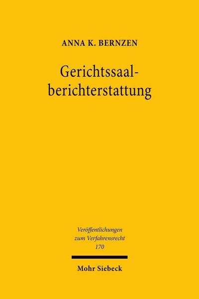 Produktbild: Gerichtssaalberichterstattung