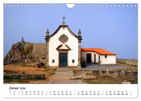 Produktbild: Jakobsweg - Camino Portugues (Wandkalender 2026 DIN A4 quer), CALVENDO Monatskalender