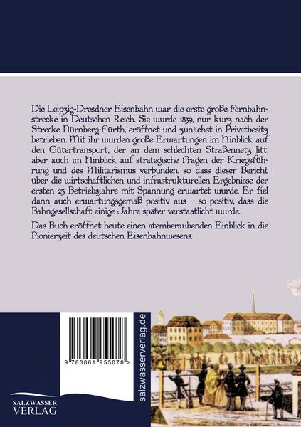 Produktbild: Die Leipzig-Dresdner Eisenbahn in den Jahren 1839 bis 1864