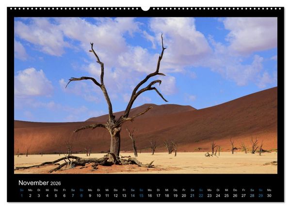 Produktbild: Namibia 2026 Farben der W&uuml;ste (hochwertiger Premium Wandkalender 2026 DIN A2 quer), Kunstdruck in Hochglanz