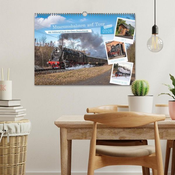 Produktbild: Museumsbahnen auf Tour (Wandkalender 2026 DIN A3 quer), CALVENDO Monatskalender