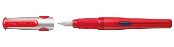 Produktbild: Pelikan F&uuml;ller Pelikano Rot Feder M f&uuml;r Rechtsh&auml;nder