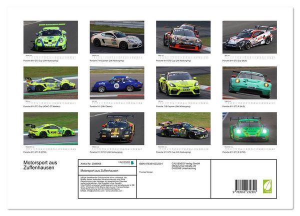 Produktbild: Motorsport aus Zuffenhausen (hochwertiger Premium Wandkalender 2026 DIN A2 quer), Kunstdruck in Hochglanz