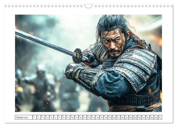 Produktbild: Mein Samurai (Wandkalender 2026 DIN A3 quer), CALVENDO Monatskalender