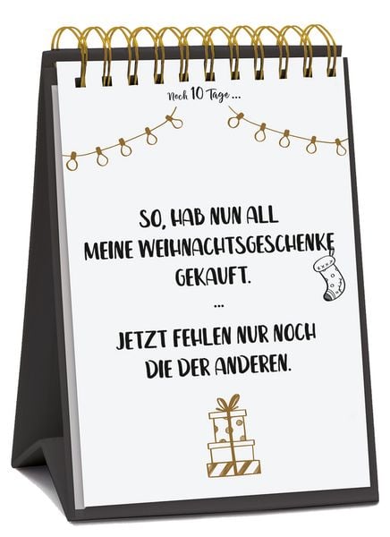 Produktbild: Tisch-Adventskalender &raquo;Visual Words&laquo;